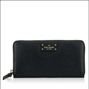 Kate Spade Grove Street Neda Black Wallet.